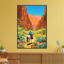 Detailed Cowboy Art | Copper Canyon Design