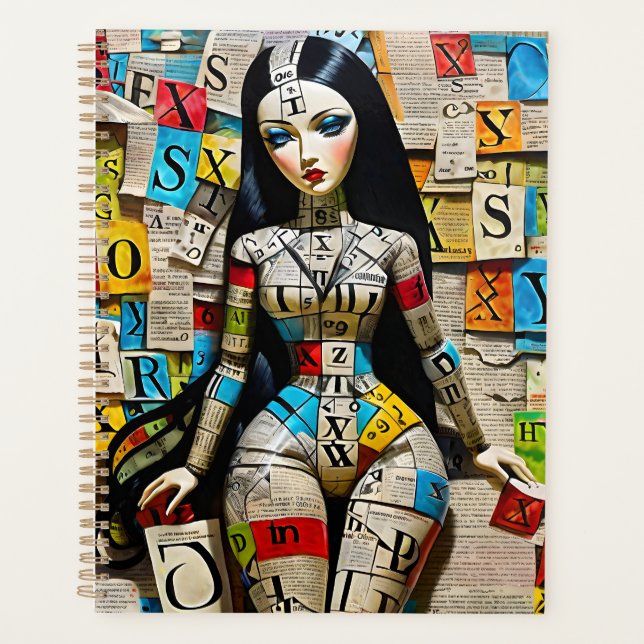 Detailed crosswords are the perfect doll for those planner (Front)