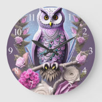 Detailed Fantasy Owl on a bed of Thorns