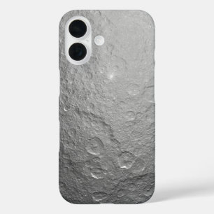 Detailed Full Moon Photo   High-Res Lunar Surface iPhone 16 Case