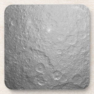 Detailed Full Moon Photo High-Res Lunar Surface Coaster