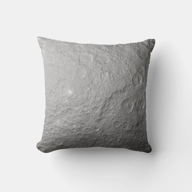 Detailed Full Moon Photo | High-Res Lunar Surface Cushion (Front)