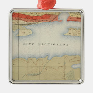 Detailed Geology Sheet V Metal Tree Decoration