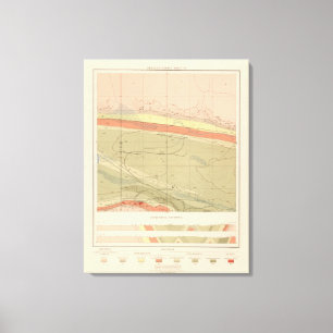 Detailed Geology Sheet XII Canvas Print