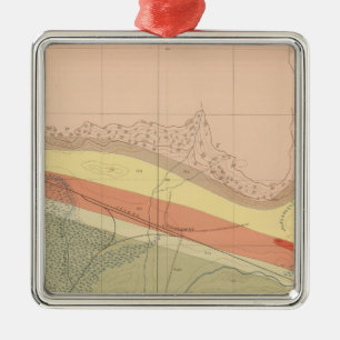 Detailed Geology Sheet XV Metal Tree Decoration
