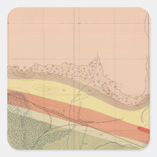 Detailed Geology Sheet XVI Square Sticker