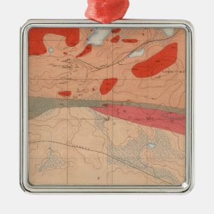 Detailed Geology Sheet XXIX Metal Tree Decoration