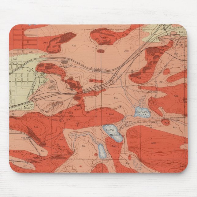 Detailed Geology Sheet XXVIII Mouse Pad (Front)