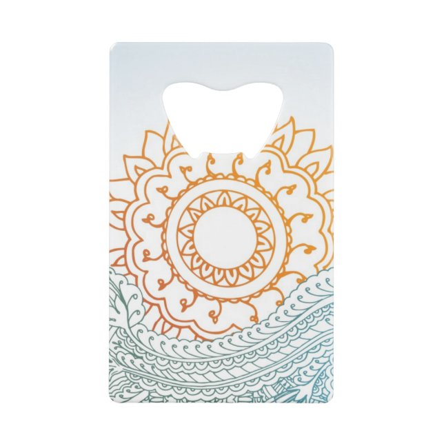 Detailed henna abstract sunrise (Front)