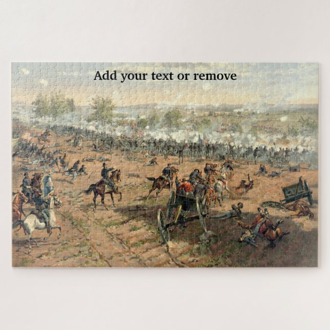 Detailed illustration of "Battle of Gettysburg", Jigsaw Puzzle (Horizontal)