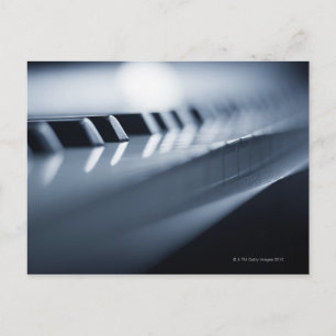 Detailed Piano Keys 2 Postcard