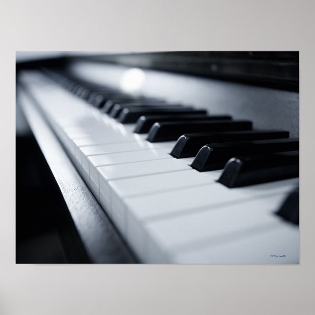 Detailed Piano Keys 2 Poster (Front)