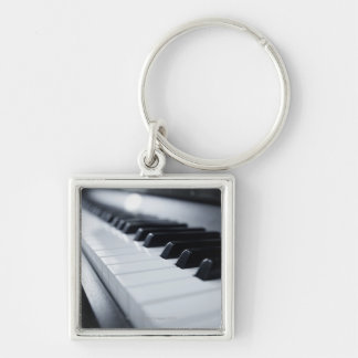 Detailed Piano Keys Key Ring