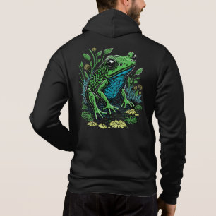 Detailed Pond Frog Hoodie