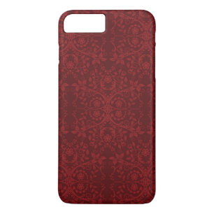 Detailed Red Floral Wallpaper Case-Mate iPhone Case
