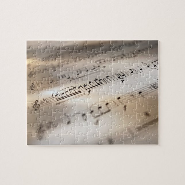 Detailed Sheet Music Jigsaw Puzzle (Horizontal)