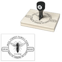 DETAILED VINTAGE QUEEN BEE ILLUSTRATION HONEY