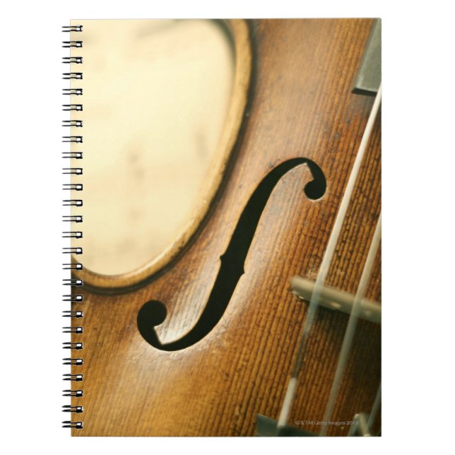 Detailed Violin Notebook (Front)