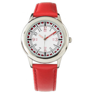 Detailed watch face in different colours