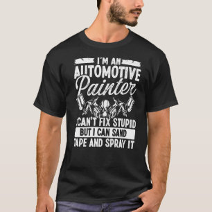 Detailer Autobody Technician Vehicle Sprayer Car P T-Shirt
