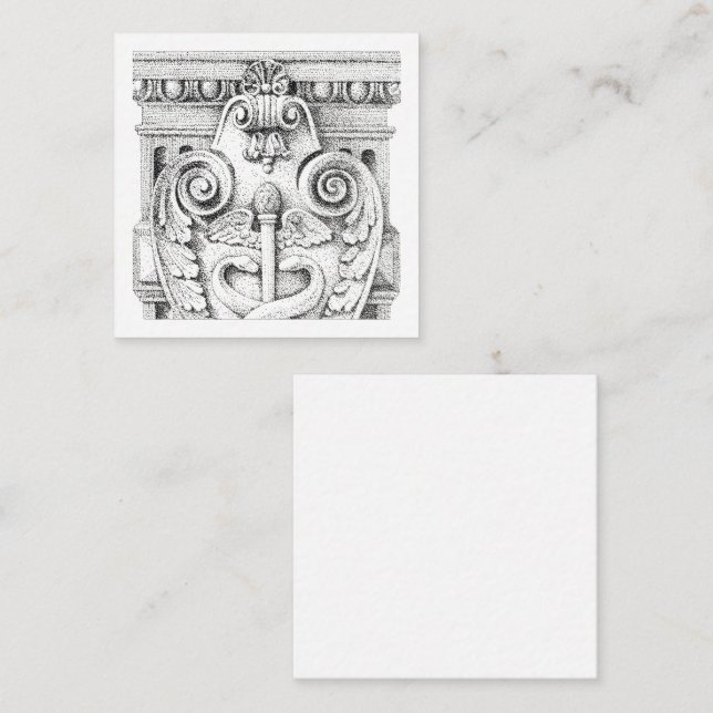 DETAILS 2.5" Square Flat Card (Front/Back)