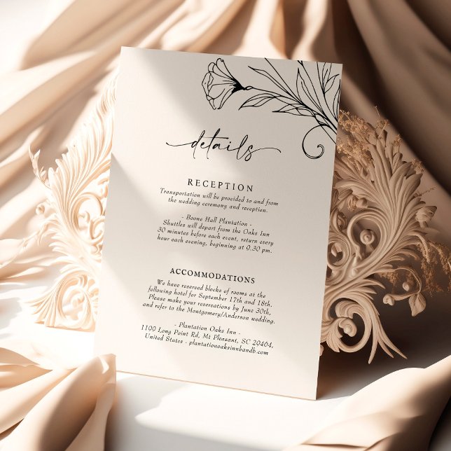 Details Card Minimalist Elegant Script Info (Creator Uploaded)