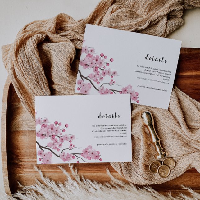  Details card- Peach Blossom Invitation (Creator Uploaded)