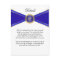 Details Card Royal Blue Elegance with Monogram
