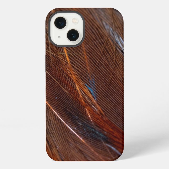 Details of a Peacock Feather iPhone Case (Back)