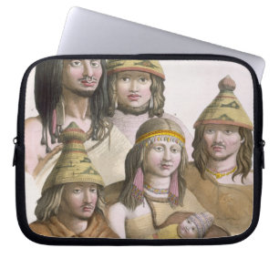 Details of headdresses in North West America (colo Laptop Sleeve