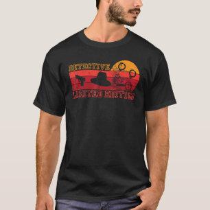 Detective  Adition Retro Spy Investigator Job Desi T-Shirt
