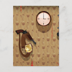 Detective agency postcard