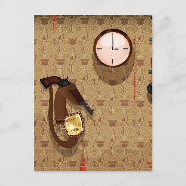 Detective agency postcard (Front)