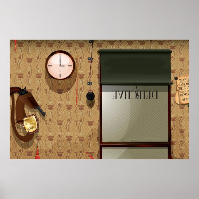Detective agency poster (Front)