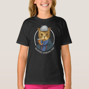 Detective Cat - Silently Judging You T-Shirt