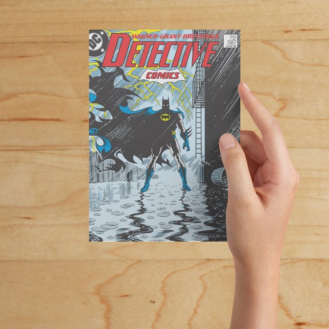Detective Comics #587 Postcard (Person holding postcard)