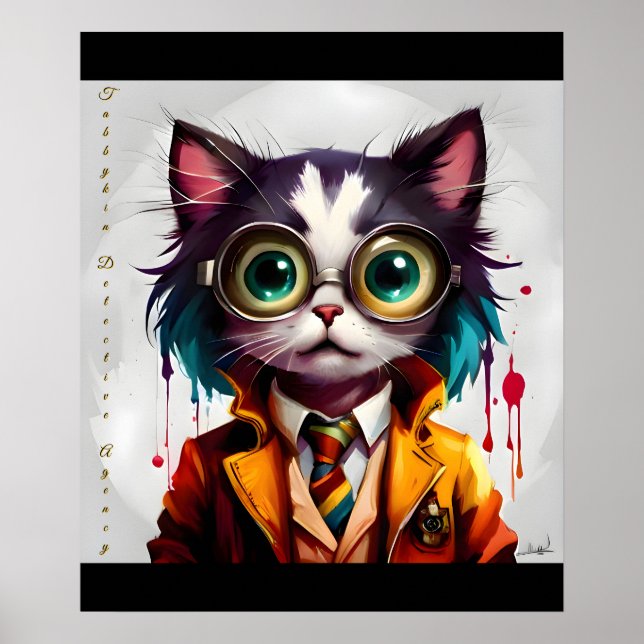 Detective Conin from Tabbykin Detective Agency Poster (Front)