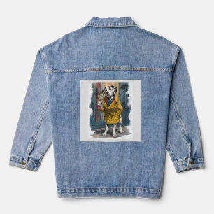 Detective Dalmatian � Crime Solver Dog Denim Jacket