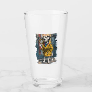 Detective Dalmatian � Crime Solver Dog Glass