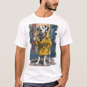 Detective Dalmatian � Crime Solver Dog T-Shirt
