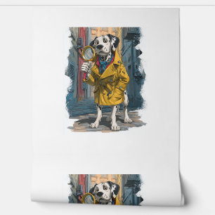 Detective Dalmatian – Crime Solver Dog Wallpaper
