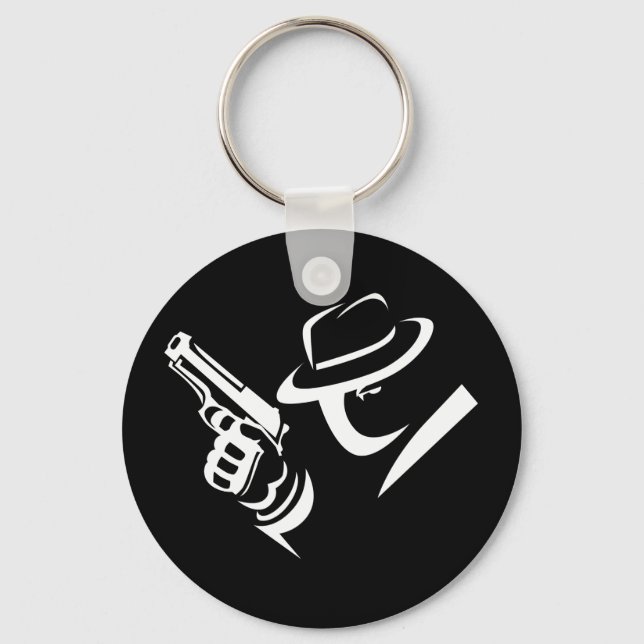 Detective Mobster Keychain 2 (Front)