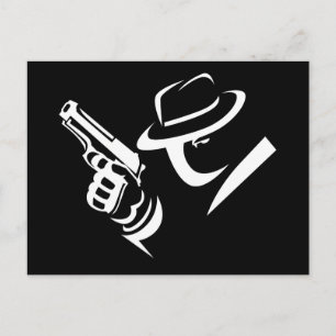 Detective Mobster Postcard 2