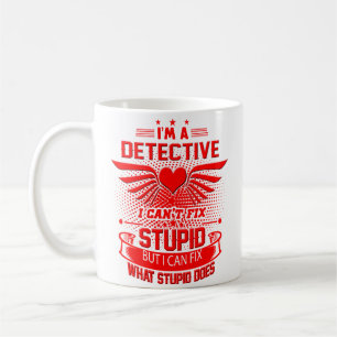Detective Mug Coffee Cup Gifts for Women Men