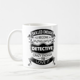 Detective Mug, Detective Coffee Mug Travel Gifts