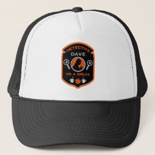 Detective-Themed Funny Tea And Coffee Trucker Hat