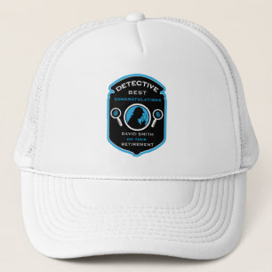 Detective-Themed Job Retirement Gift Trucker Hat