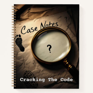 Detective's Case File | Mystery Themed To-Do List Notebook