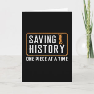 Detector Detectorist Metal Detecting Gift Idea Card