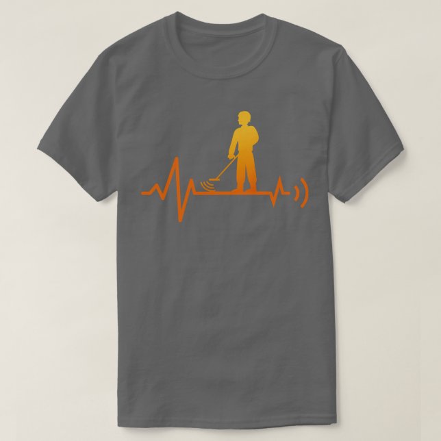Detectoring Metal Detector Detectorist T-Shirt (Design Front)